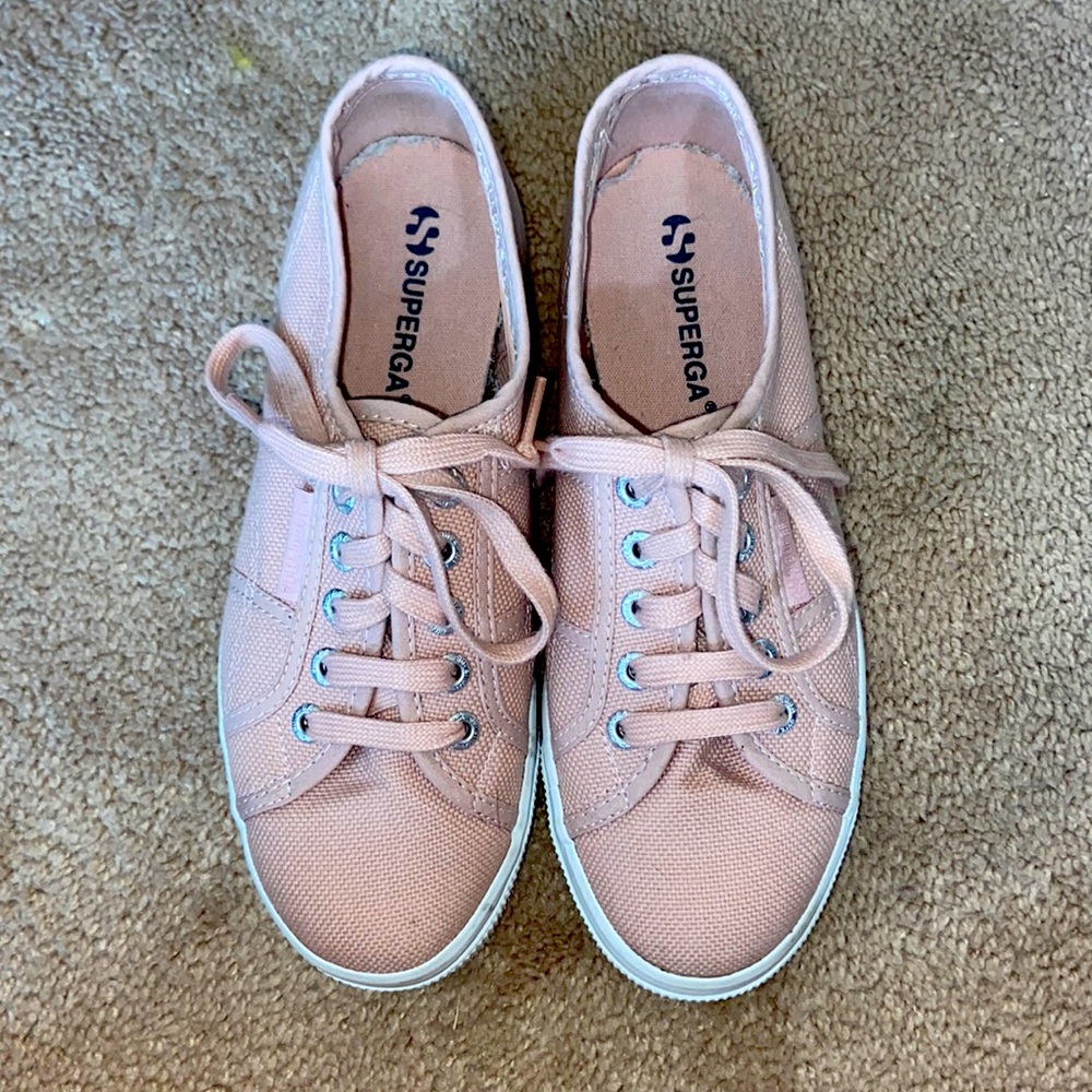 Dusty Pink Superga Shoes